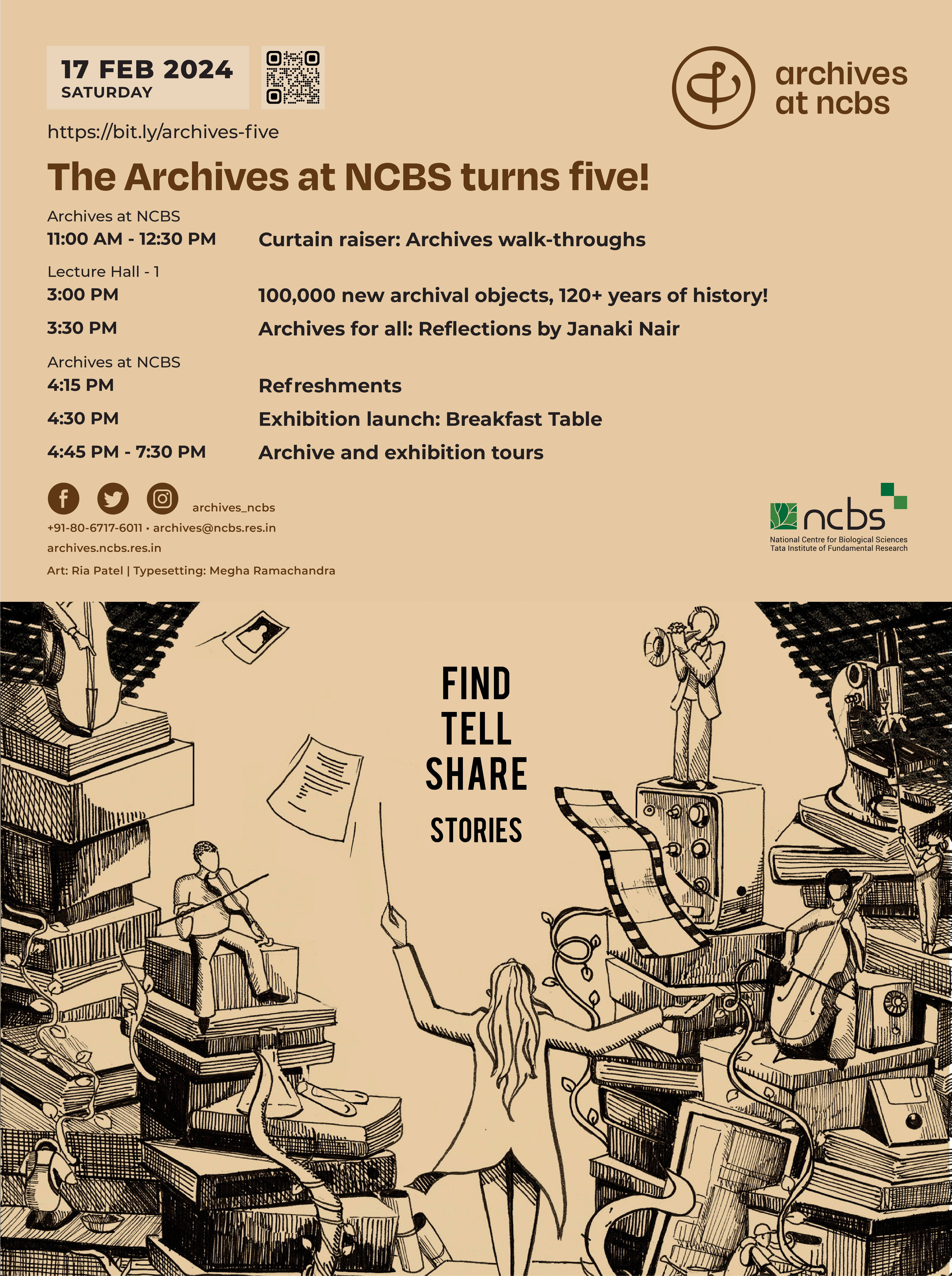 The Archives at NCBS turns five!